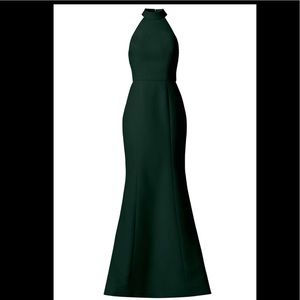 Amsale Austin Dress, hunter green, size 6, never worn